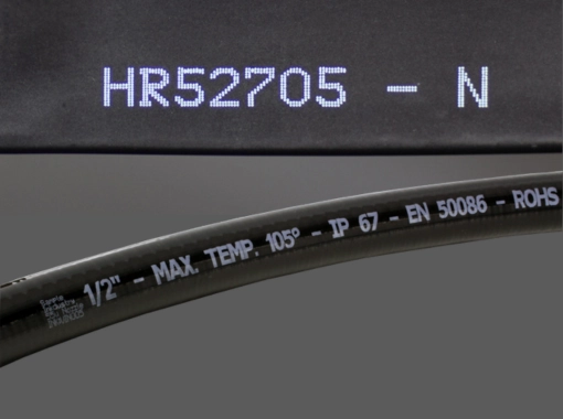 Ukázka průmyslového značení produktem Inkdustry Code Center C Ink Jet (CIJ)