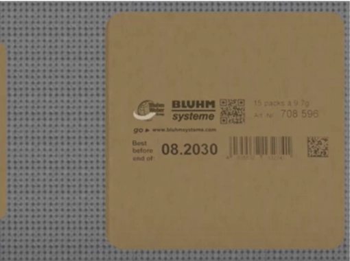 Ukázka průmyslového značení produktem Markoprint  integra PP RAZR Inkoustová tiskárna