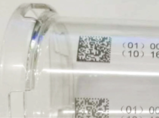 Ukázka průmyslového značení produktem Green Laser HGTECH LSG