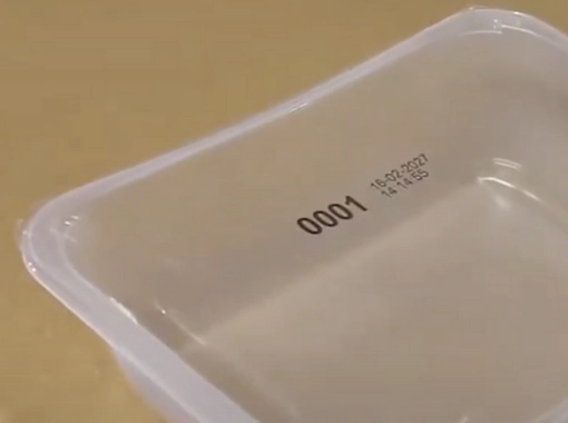 Ukázka průmyslového značení produktem Markoprint X1JET HP HandHold Inkoustová tiskárna