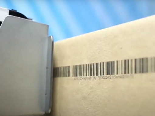 Ukázka průmyslového značení produktem Markoprint X1JET HP Standard Inkoustová tiskárna